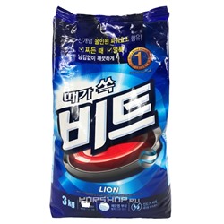 Концентрированный стиральный порошок для всех видов тканей Beat Lion, Корея, 3 кг Акция