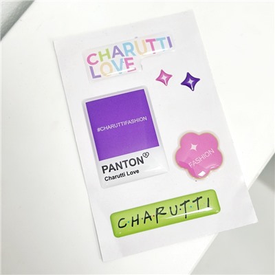 Набор наклеек
                                                            CHARUTTI Love (pantone)