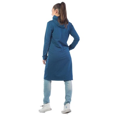 Платье-толстовка To play, размер 52, цвет синий
