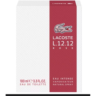 Туалетная вода Lacoste L.12.12 Rose Eau Intense 100 мл.