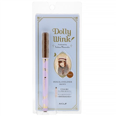 Koji, Dolly Wink, карандаш для глаз, оттенок коричневый, 1 шт.