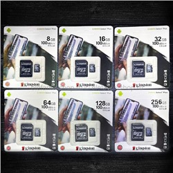 Карта памяти с адаптером MicroSD Kingston Canvas Select Plus (96)