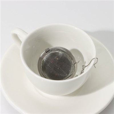 Сито для чая Доляна «Ёлочка», 4,5 см, на цепочке