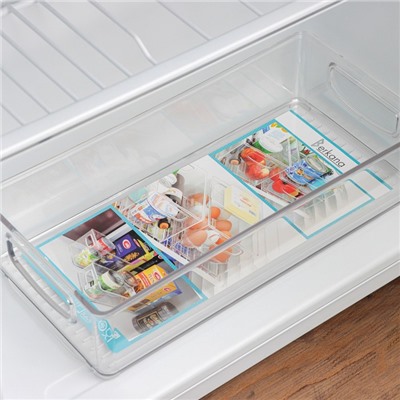 Контейнер для холодильника Berkana, 31,2×15,2×7,5 см, цвет прозрачный