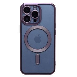 Чехол-накладка - SM027 SafeMag для "Apple iPhone 13 Pro" (dark violet)