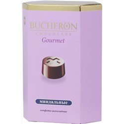 BUCHERON. Gourmet с миндалем 130 гр. карт.упаковка