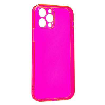 Чехол-накладка - SC344 для "Apple iPhone 12 Pro" (transparent/pink) (232053)