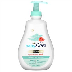 Dove, Baby, Sensitive Skin Care, Fragrance Free, 13 fl oz (384 ml)