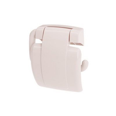 Держатель для туалетной бумаги 16х15х5,5см (белый) М8428