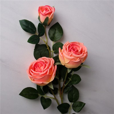 Цветок искусственный Роза кустовая 73 см / CRK-73 /уп 600/