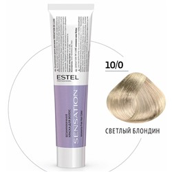 Крем-краска для волос 10/0 Светлый блондин DeLuxe Sensation ESTEL 60 мл