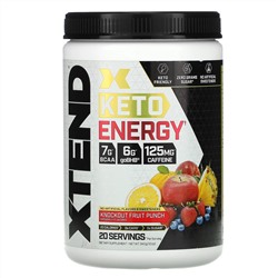 Xtend, Keto Energy, со вкусом фруктового пунша, 340 г (12 унций)