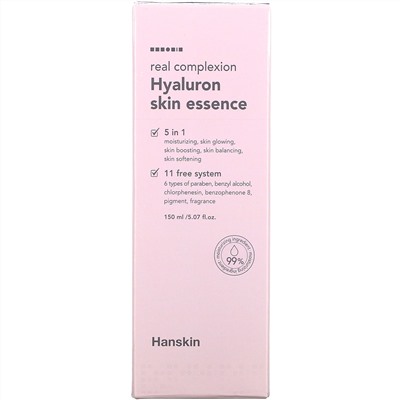 Hanskin, Real Complexion Hyaluron Exfoliating AHA Treatment, 5.07 fl oz (150 ml)