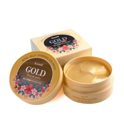 Гидрогелевые патчи с золотом и маточным молочком Koelf Gold & Royal Jelly Hydrogel Eye Patch (51)