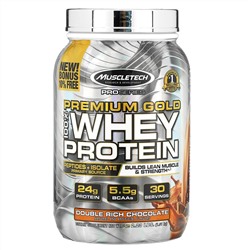 Muscletech, ProSeries, Premium Gold, 100% сывороточный протеин, шоколад, 1,01 кг (2,23 фунта)