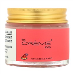 The Creme Shop, Gelee Beauty Mask, Overnight Treatment, Watermelon, 2.36 oz (70 ml)