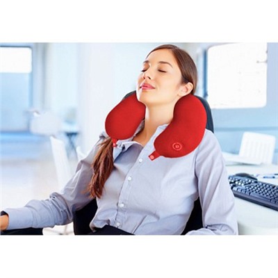 Массажная подушка подголовник Neck Massage Cushion