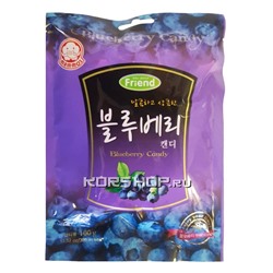 Карамель «Голубика» Blueberry Mammos, Корея, 80 г Акция