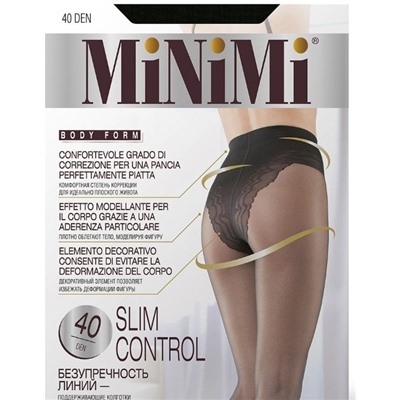 MiNi-Slim Control 40/Body Slim 40/2 Колготки MINIMI Slim Control 40/Body Slim 40 трусики утяжка