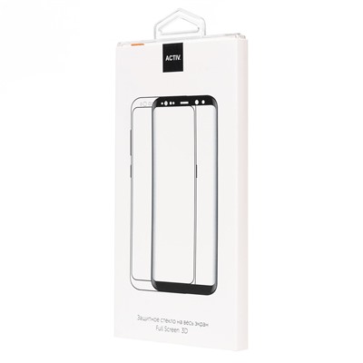 Защитное стекло Full Screen Activ Clean Line 3D для "Xiaomi Redmi Note 13 Pro+" (black)