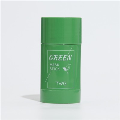 Маска из глины «Зелёный чай» от прыщей, угрей и акне