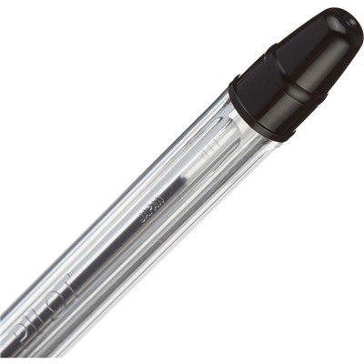 Ручка шариковая Pilot BPS-GP, резиновый упор, 0.7мм, масляная основа, стержень черный