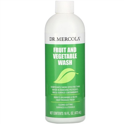 Dr. Mercola, Средство для мытья фруктов и овощей, 16 ж. унц. (473 мл)