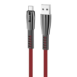 Кабель USB - micro USB Hoco U70  120см 2,4A  (red)