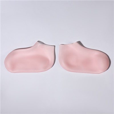 Носочки для педикюра, силиконовые, размер L, цвет розовый