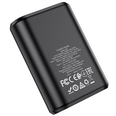 Внешний аккумулятор Hoco Q3 PD QC 10000mAh Type-C/Type-C (black)