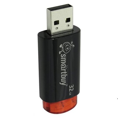 Флэш накопитель USB 32 Гб Smart Buy Click (black)