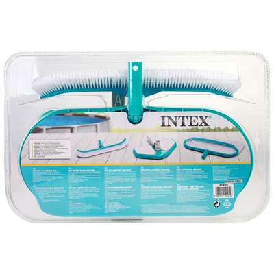 Набор для чистки бассейна Deluxe: сачок, щётка, насадка-пылесос, 29057 INTEX