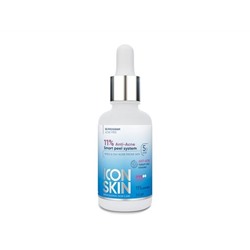 ICON SKIN  / Инновационный пилинг 11% для лица с кислотами для комбинированной, жирной, проблемной кожи, профессиональный уход, 30 мл