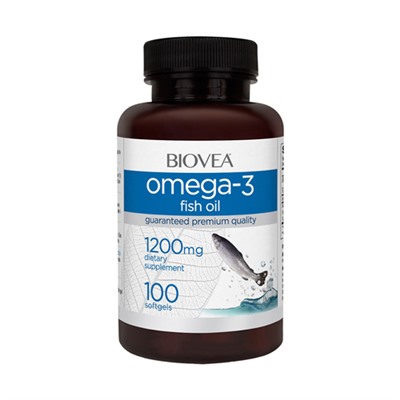 Omega-3, 1200 мг Biovea, 50 шт