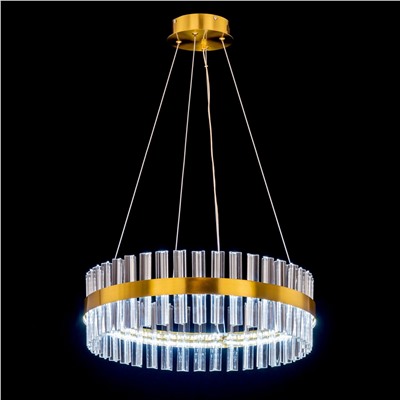 Citilux Рианна CL337053 LED Люстра хрустальная с пультом Бронза