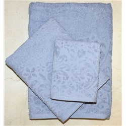 Набор махровых полотенец "Гармония"-серый 3 шт (40*70 см, 50*90 см,70*130 см) в индив. упак. хлопок 100%