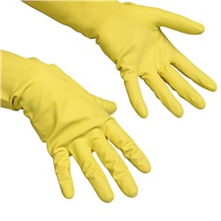 Перчатки Vileda Контракт для профессиональной уборки, размер XL, цвет жёлтый