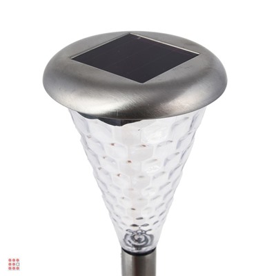 INBLOOM Фонарь на солн. бат. 8х37см LED1*Бел IP44 1*1, 2vNi-MH AAA600mAH 2.1v30мА,  металл, пластик