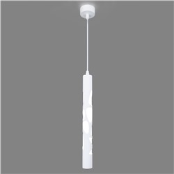 Подвесной светодиодный светильник в стиле минимализм DLR037 12W 4200K белый матовый