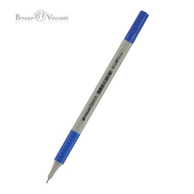 Ручка капиллярная (ФАЙНЛАЙНЕР) С ГРИПОМ "SKETCH" синяя 0.4мм 36-0002 Bruno Visconti