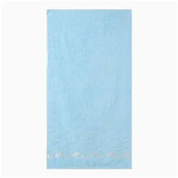 Полотенце махровое Brilliance 14-4311, 70х130см, цв.голубой, 390г/м, хлопок 100%