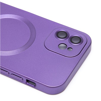 Чехол-накладка - SM020 Matte SafeMag для "Apple iPhone 12" (purple)