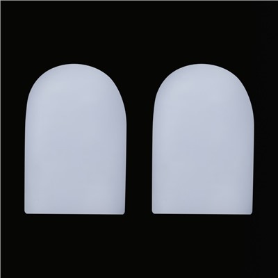 Напальчники для больших пальцев ног, силиконовые, 5,5 × 3,5 × 1 см, пара, цвет белый