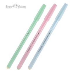 Ручка шариковая 1.0 мм "OneWrite Zefir" синяя (3 цвета корпуса) 20-0325/03 Bruno Visconti