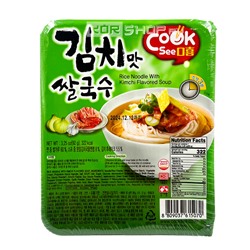Лапша рисовая б/п с кимчи Rice Noodle With Hot & Spicy Flavored Food Cook See, Корея, 92 г Акция