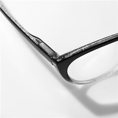Готовые очки GA0041 (Цвет: C1 черный с прозрачным;диоптрия: +3,5; тонировка: Нет)