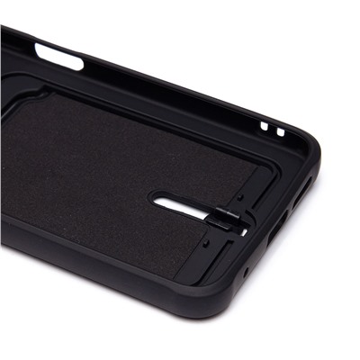 Чехол-накладка - SC304 с картхолдером для "Xiaomi Redmi Note 12S" (black)