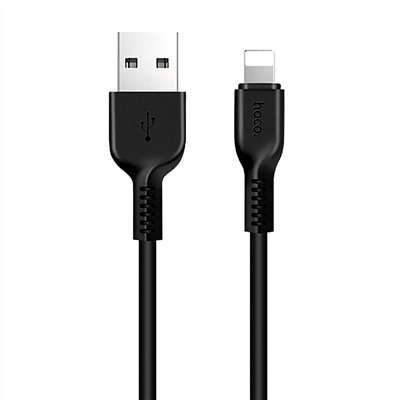 Кабель USB - Apple lightning Hoco X20 Snowy Spirit  200см 2,4A  (black)