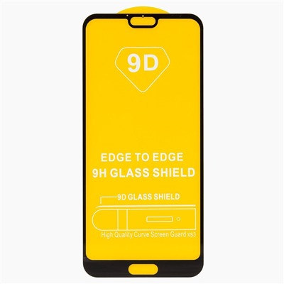 Защитное стекло Full Glue - 2,5D для "Huawei Honor 10" (тех.уп.) (20) (black)