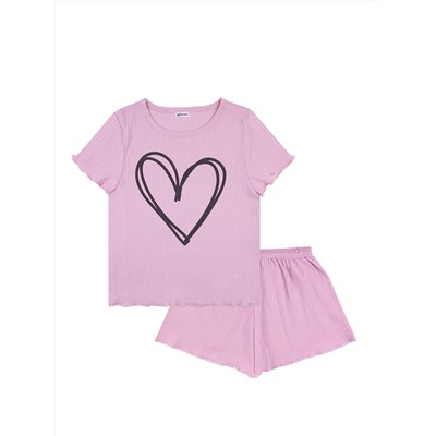 Пижама для девочки Youlala YLA 7006700102 Розовый